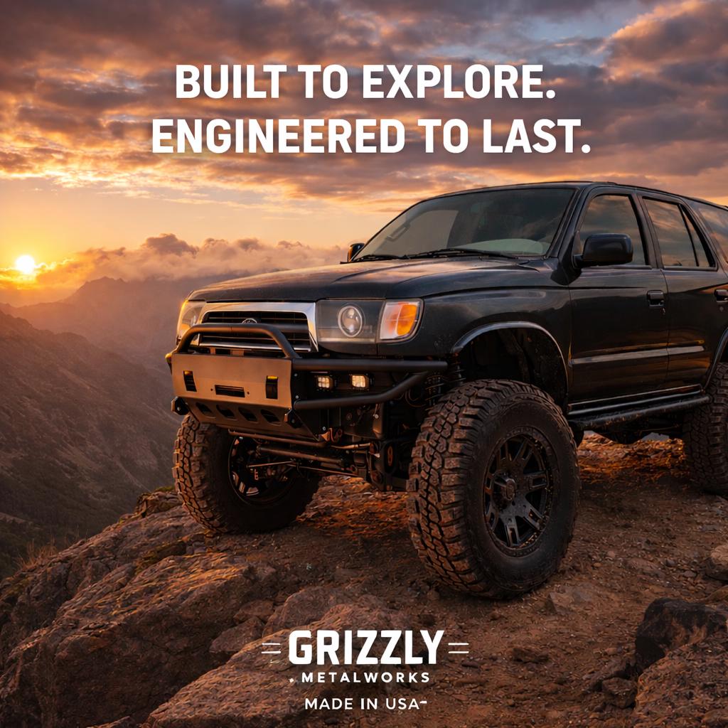 Grizzly Winch Bumper For 3rd Gen 96-02 Toyota 4Runner