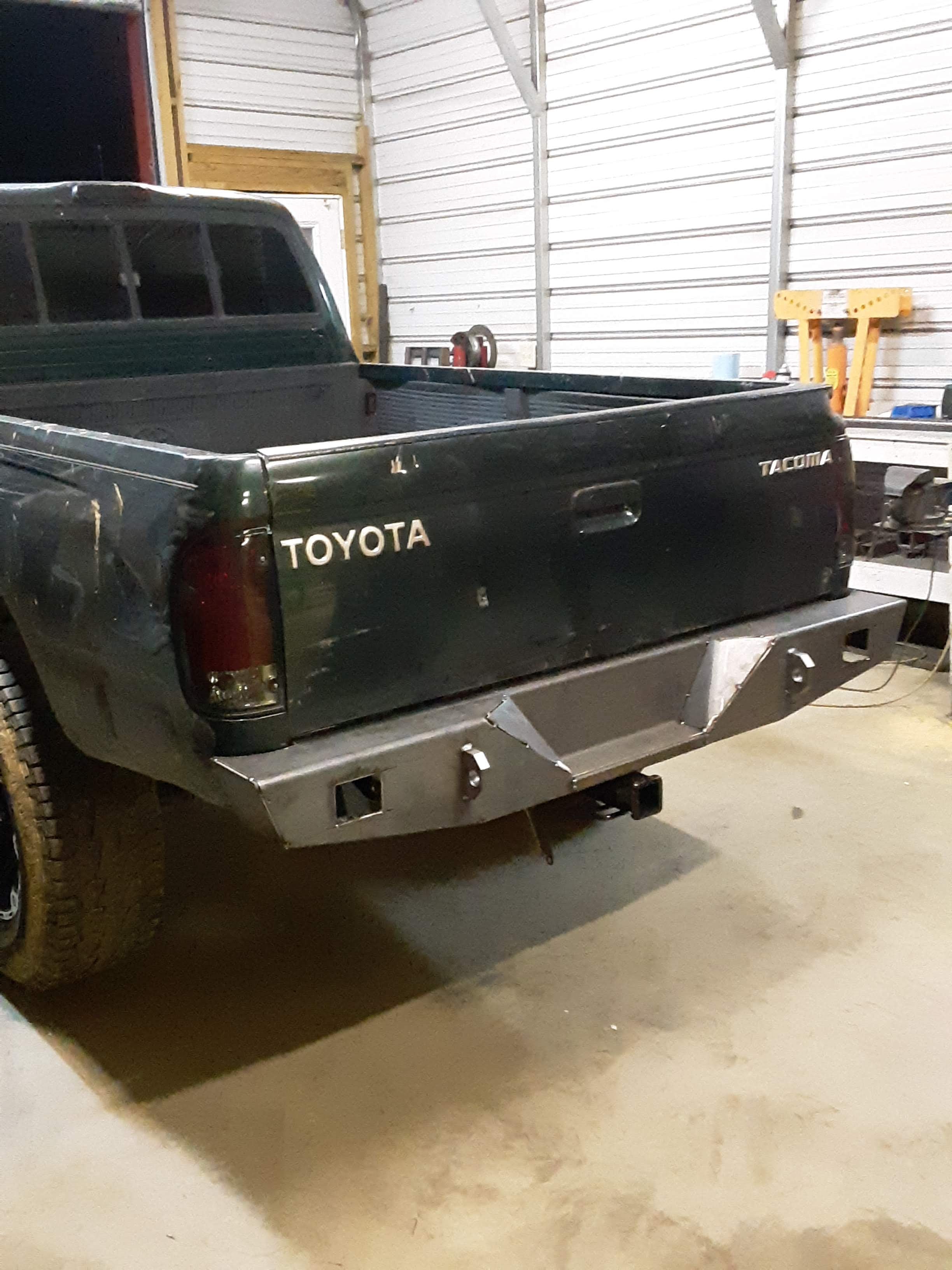 95 to 04 Toyota Tacoma Standard Series Rear Off Road Bumper, Heavy Duty, Made In America (Copy)