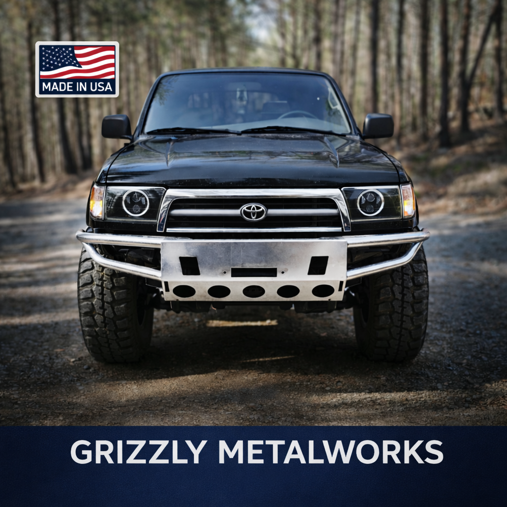 Grizzly Winch Bumper For 1st Gen 95-04 Toyota Tacoma, Made In USA