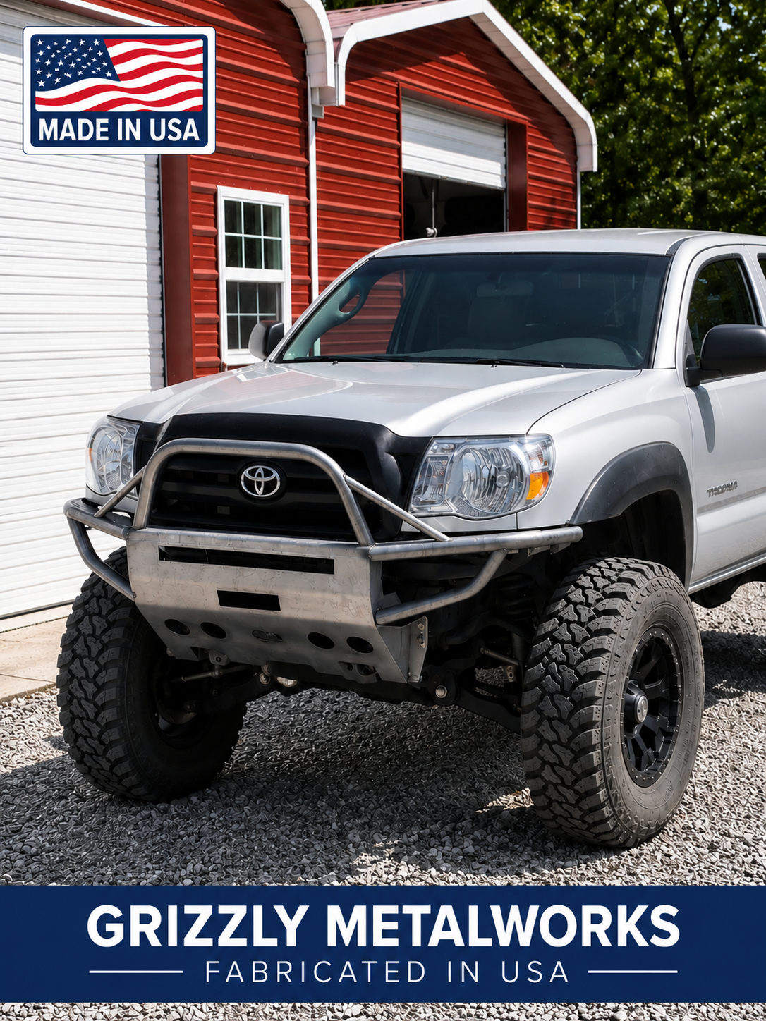 Grizzly Winch Bumper For 2nd Gen Toyota Tacoma, Made In USA
