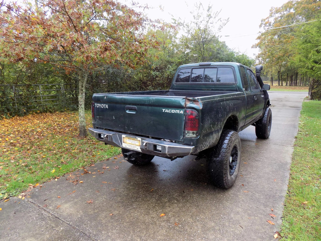 95 to 04 Toyota Tacoma Overland Series Rear Off Road Bumper, Heavy Duty, Made In America