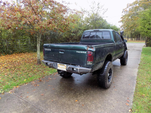 95 to 04 Toyota Tacoma Overland Series Rear Off Road Bumper, Heavy Duty, Made In America
