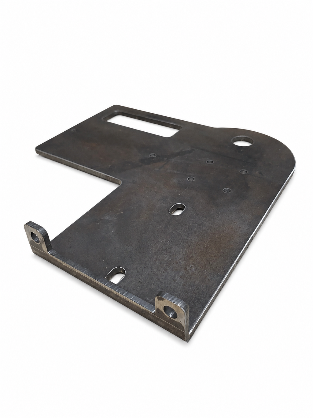 Grizzly Portable Winch Plate | Battery Adapter Included |Fits YOUR 2500 lb ATV Winch | USA Steel