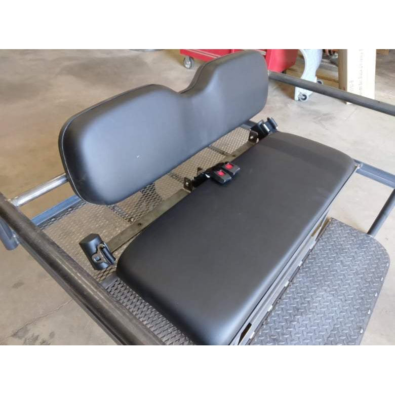 Seat Belt Mounting Bar and Pair of Seat Belts For Grizzly's Side x Side Rear Flip Seat Assemblies! Includes FedEx Ground to Lower 48 States!