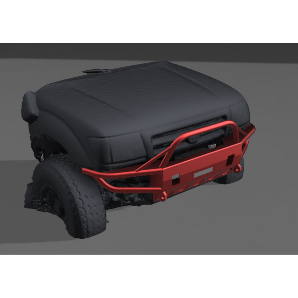 1995-2004 Toyota Tacoma Custom USA Front Winch 3/16" Plate Hybrid & Tubing Bumper Includes Subframe!  (Non-Winch Model Available) PRECISION WELDED MODEL -High Quality! USA! OPTIONS AVAILABLE! Raw Metal Only