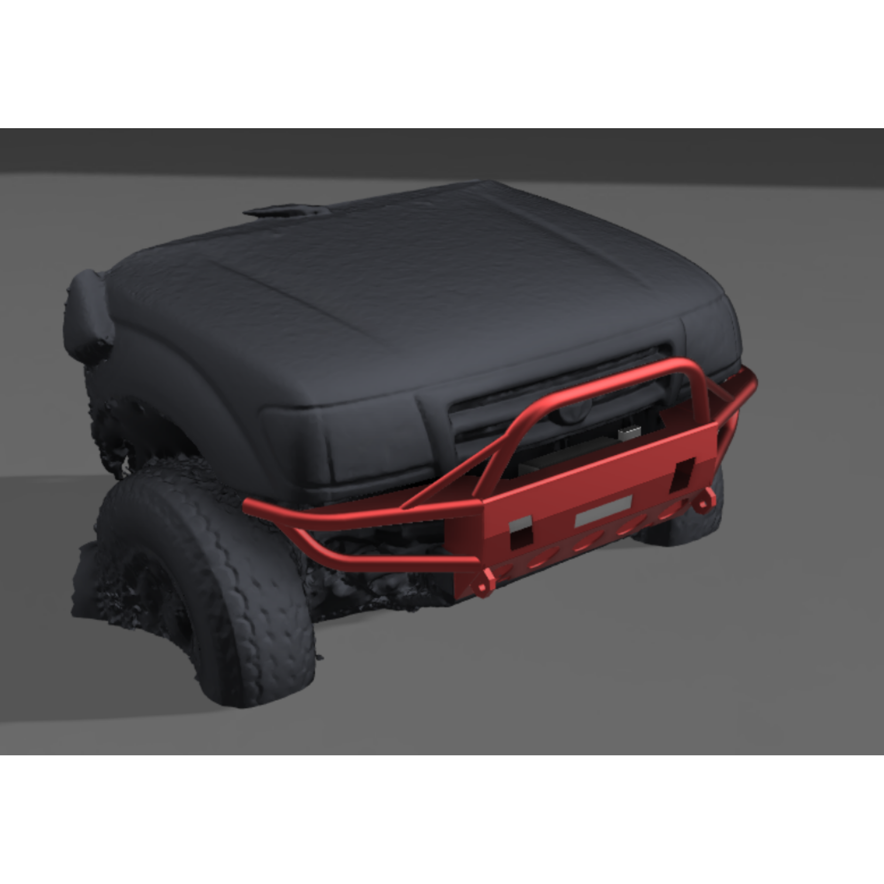 1995-2004 Toyota Tacoma Custom USA Front Winch 3/16" Plate Hybrid & Tubing Bumper Includes Subframe!  (Non-Winch Model Available) PRECISION WELDED MODEL -High Quality! USA! OPTIONS AVAILABLE! Raw Metal Only