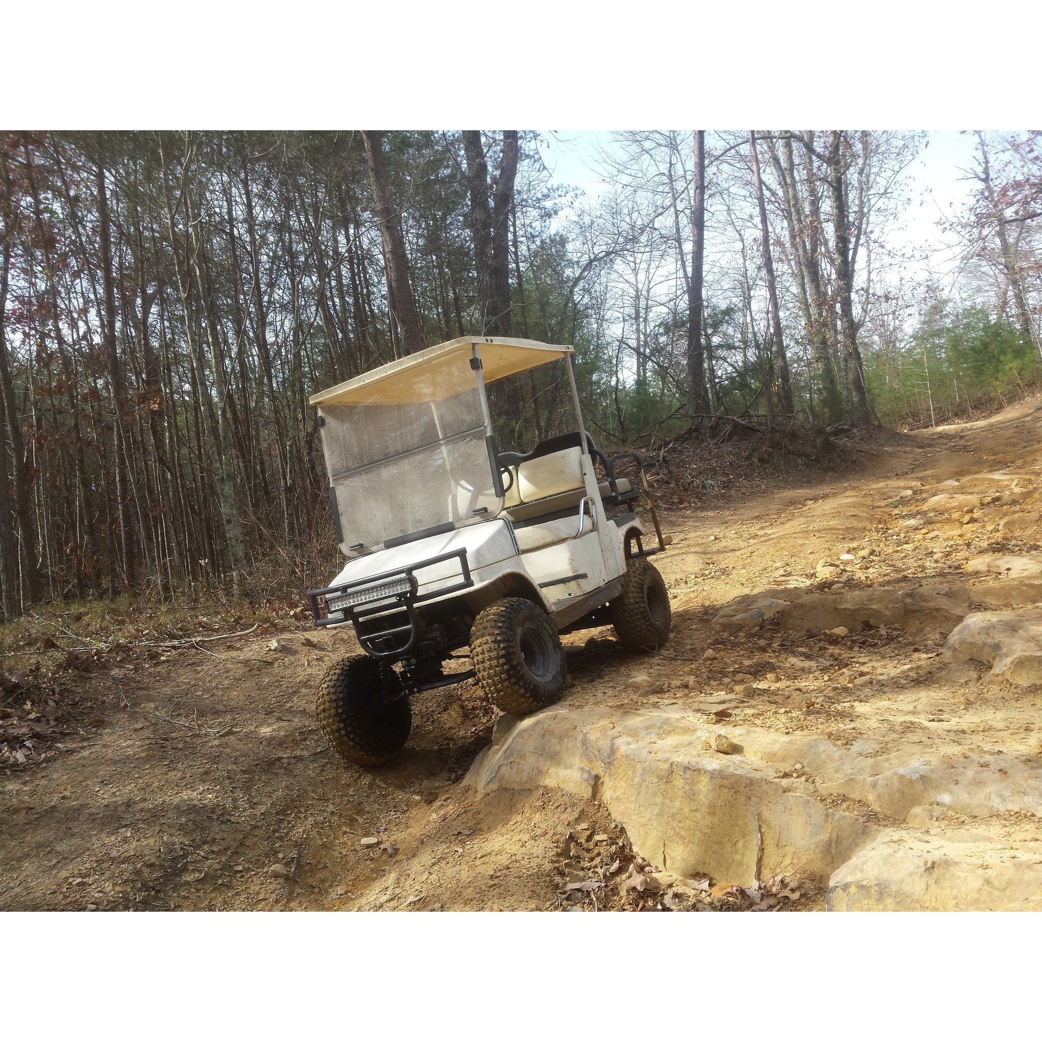 Yamaha G2 G9 Front Brush Guard with LED Light Bar 2" Receiver