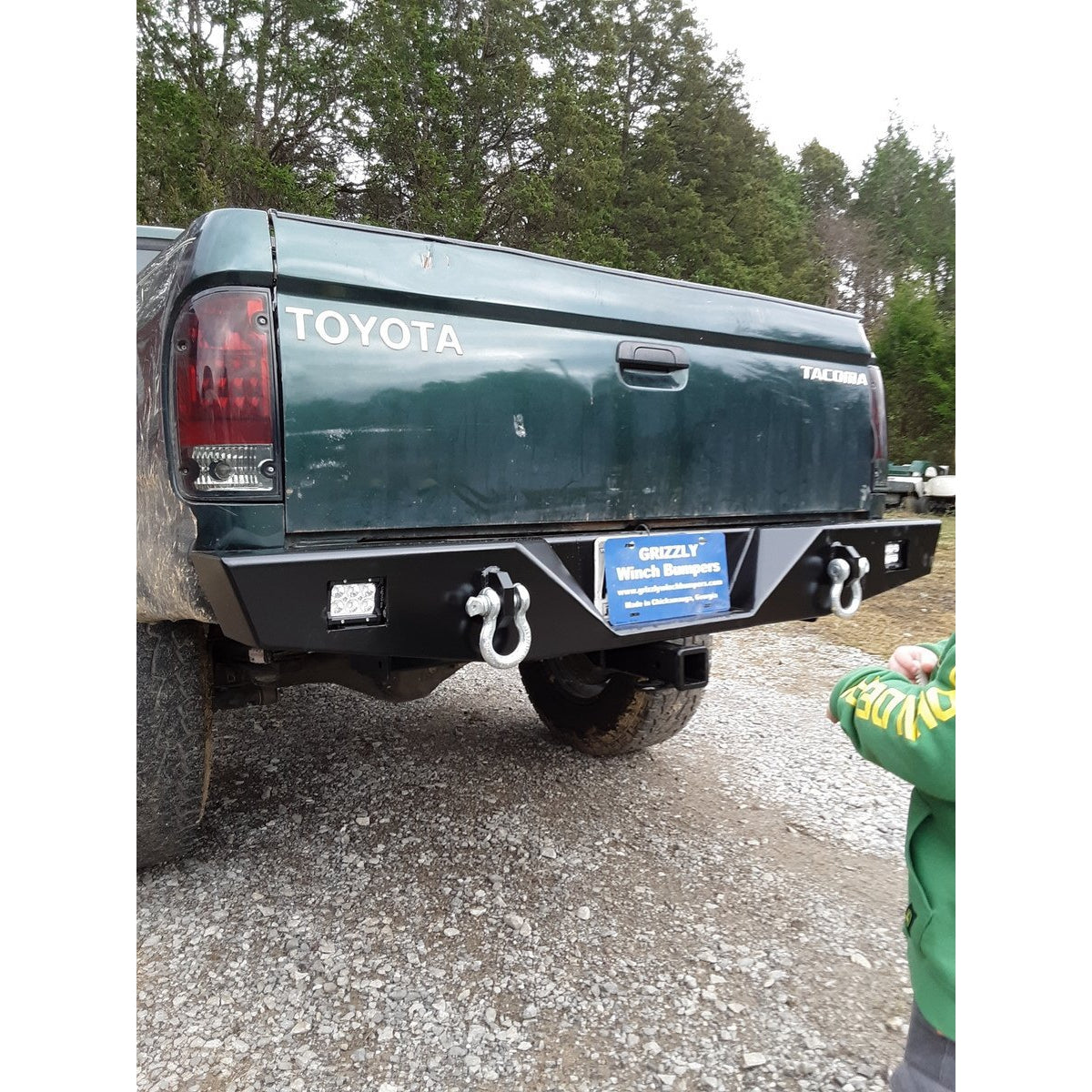 1995-2004 Toyota Tacoma Custom USA Rear "CLASSIC" Plate Bumper-Models also for Body Lifts - PRECISION WELDED MODEL -High Quality! USA! OPTIONS AVAILABLE! - Raw Metal Only