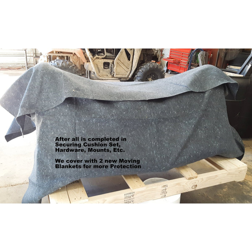 Honda Pioneer 500 CUSTOM REAR WELDED FLIP SEAT ASSEMBLY-USA -Raw Metal-Includes Grizzly's Amazing Heat Shield, Black Cushion Set; 13 GA Exp. Sheet Metal; Cargo Area-INSTANT TRANSFORMATION!-Options: Seat Belts, 2" Receiver, Grab Bar - Raw Metal Only!