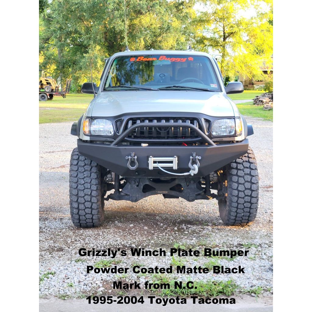 1995-2004 Toyota Tacoma Custom USA Front Winch 3/16" Plate Bumper Includes Subframe!  (Non-Winch Model Available)  PRECISION WELDED MODEL - High Quality! USA! OPTIONS AVAILABLE! - Raw Metal only
