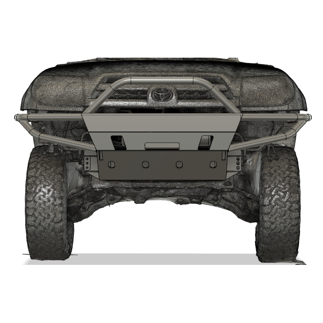 2003-2009 4th Generation Toyota 4 Runner Hybrid Winch Bumper - Heavy Duty, Made In USA