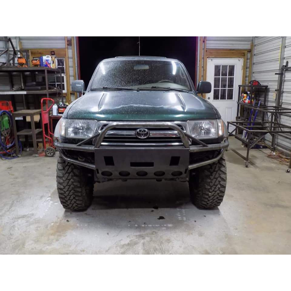 1999-2002 Toyota 4Runner Front Hybrid Winch 3/16" Plate & Tubing Bumper- PRECISI0N WELDED MODEL - USA!
