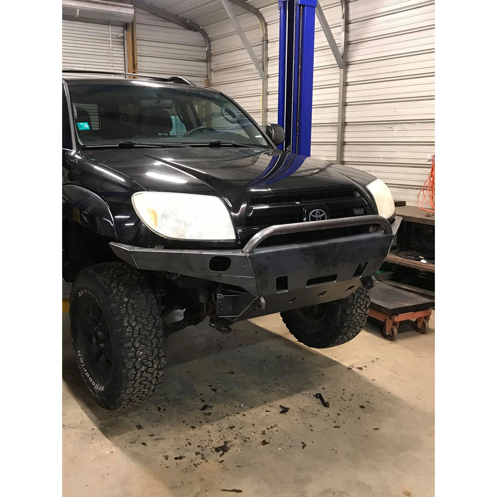 2003-2009 4th Generation Toyota 4 Runner High Clearance Front Winch 3/16" Plate Bumper- (Non-Winch Model Available) PRECISION WELDED MODEL - Extra Heavy Duty! Grizzly High Quality! USA! OPTIONS AVAILABLE!