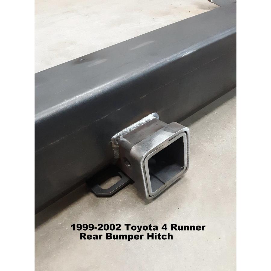 1999-2002 Toyota 4 Runner 3rd Gen Rear Bumper (Includes Receiver Hitch if wanted for Off Road, Farm, Campground, etc. Use Only-Not for Roads/Interstate Pulling)-(If Receiver is not needed, message us when you order)- High Quality! USA! Raw Metal Finish