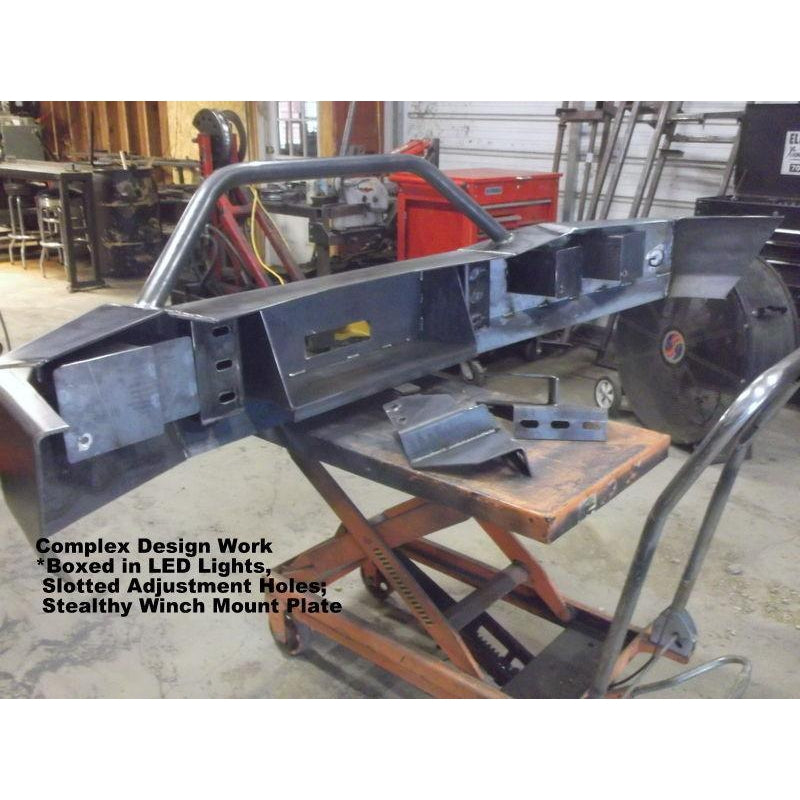 2006-2009 Dodge Ram 2500 3500 Custom USA Front Winch 3/16" Plate Bumper-(Non-Winch Model Available)  PRECISION WELDED MODEL - High Quality! USA! OPTIOINS AVAILABLE! Raw Metal Finish Only