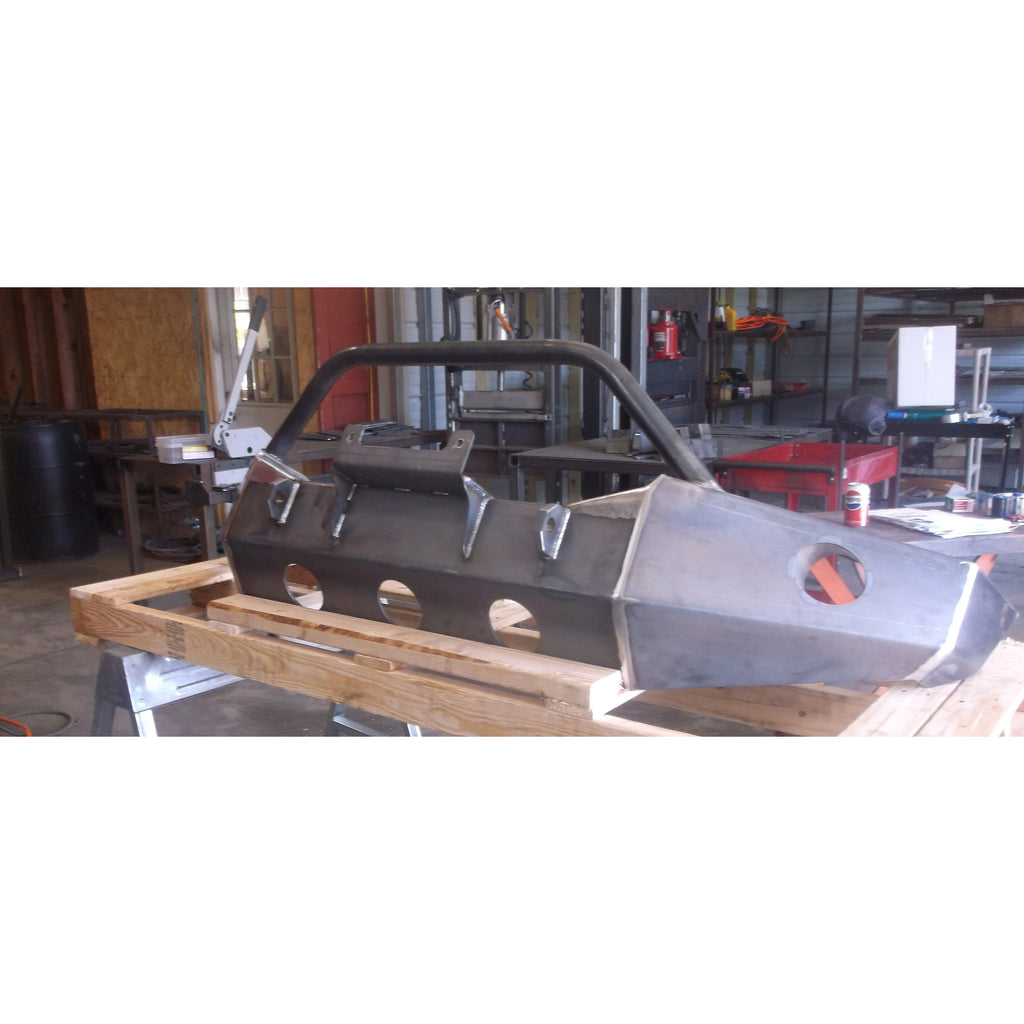 2005-2007 Jeep Grand Cherokee WK Custom USA Front Winch 3/16" Plate Bumper- (Non-Winch Model Available)  PRECISION WELDED MODEL - High Quality! USA! OPTIONS AVAILABLE! Raw Metal Finish Only