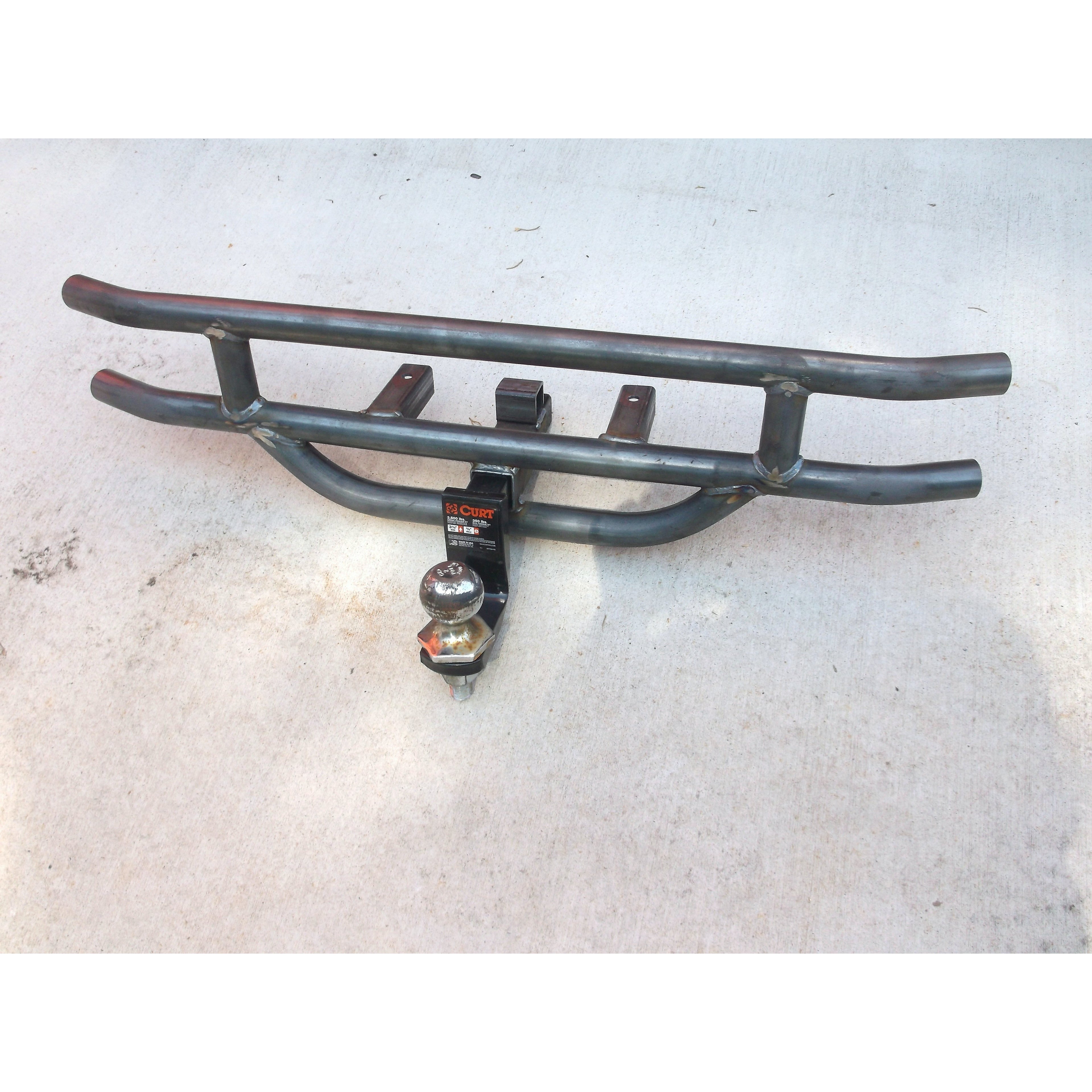 REAR TUBE BUMPER for Golf Carts- Heavy Duty with Welded 2" Receiver & Add'l Options FREE FEDEX Ground to Lower 48 States!