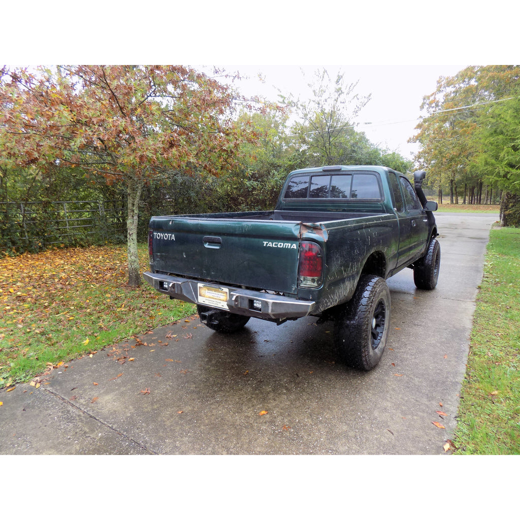 1995-2004 Toyota Tacoma Custom USA "OVERLAND" Rear Plate Bumper-  PRECISION WELDED MODEL - High Quality! USA! OPTIONS AVAILABLE! - Raw Metal Only