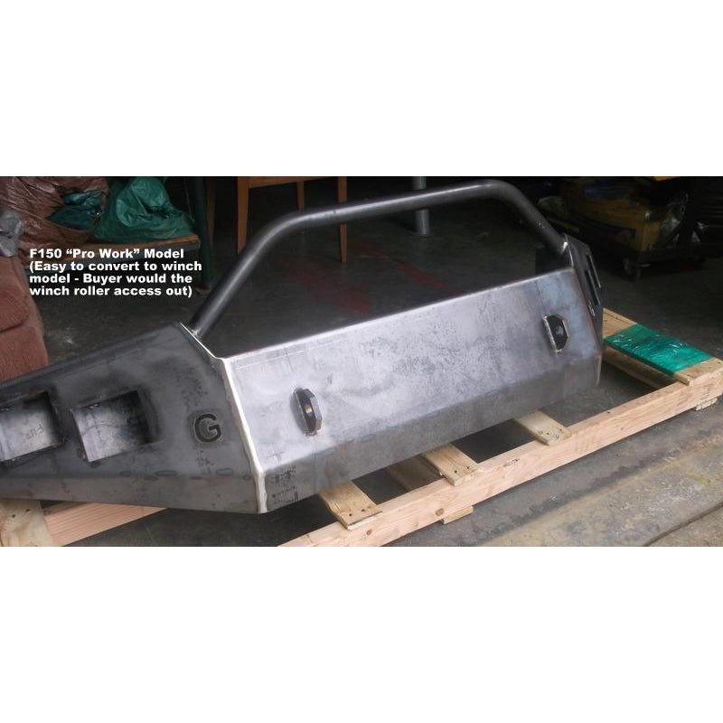 2004-2008 f150 front non winch plate bumper   grizzlymetalworks.com 