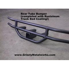 REAR TUBE BUMPER for Golf Carts- Heavy Duty with Welded 2" Receiver & Add'l Options FREE FEDEX Ground to Lower 48 States!