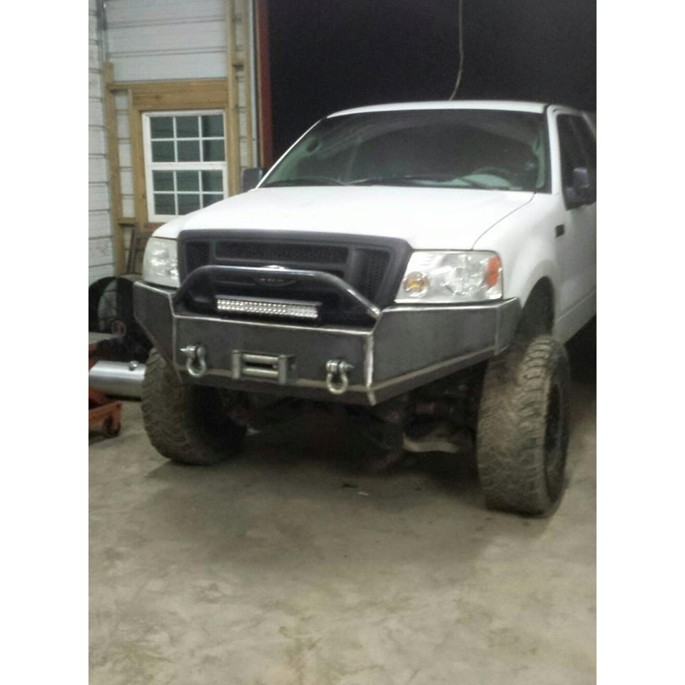 2004-2008 f150 front winch plate bumper   grizzlymetalworks.com