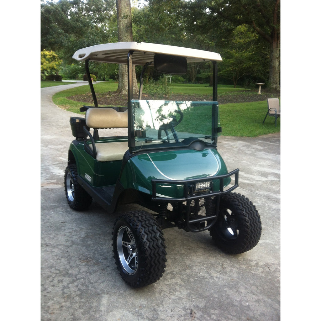 Grizzly Metalworks Golf Cart Front Brush Guard with 2" Receiver & Welded Light Bar