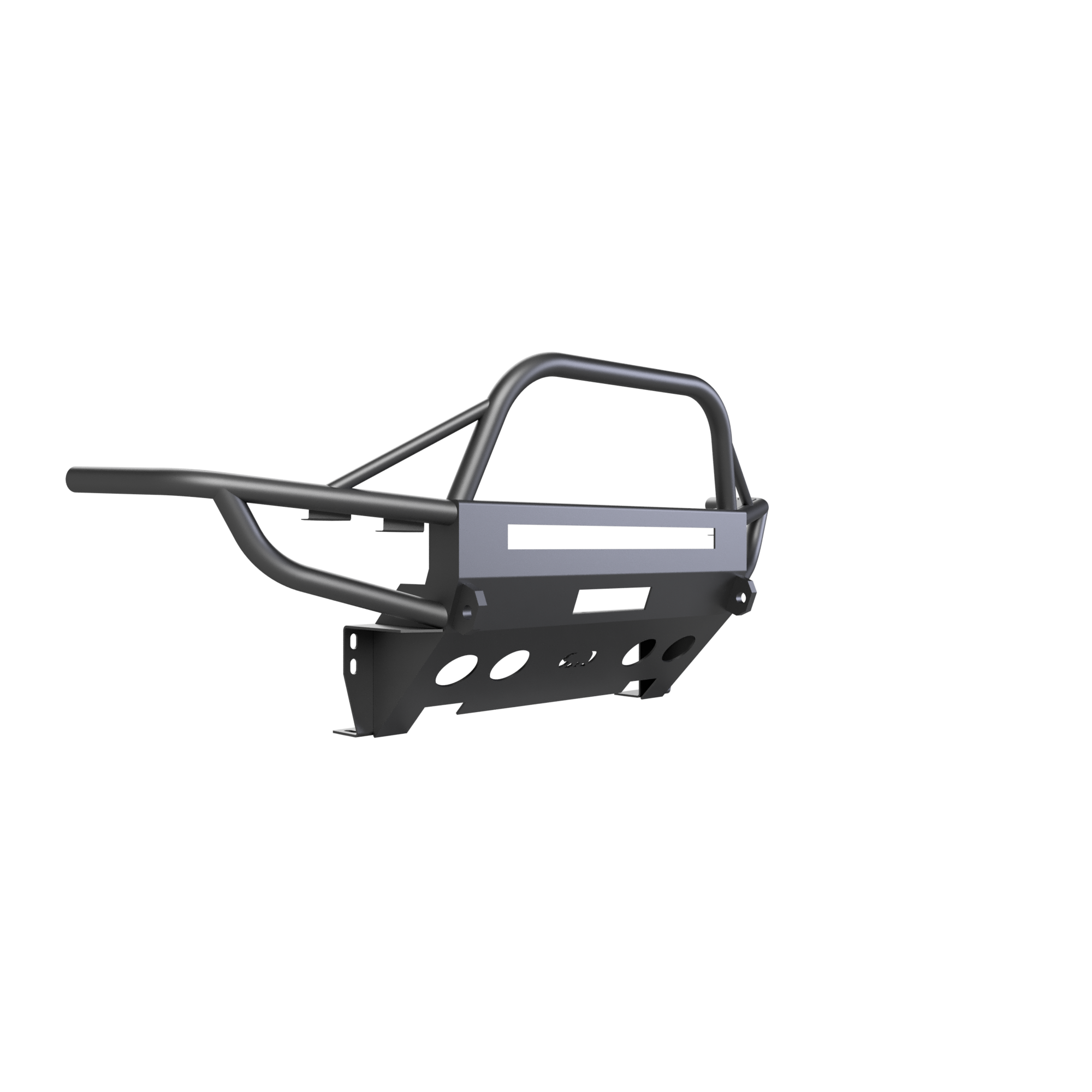 2005-2011 Toyota Tacoma Custom USA Front Winch 3/16" Plate & Tubing Hybrid Bumper- Welded -(Non-Winch Model Available)  PRECISION WELDED MODEL -High Quality! USA! OPTIONS AVAILABLE! Raw Metal Finish Only