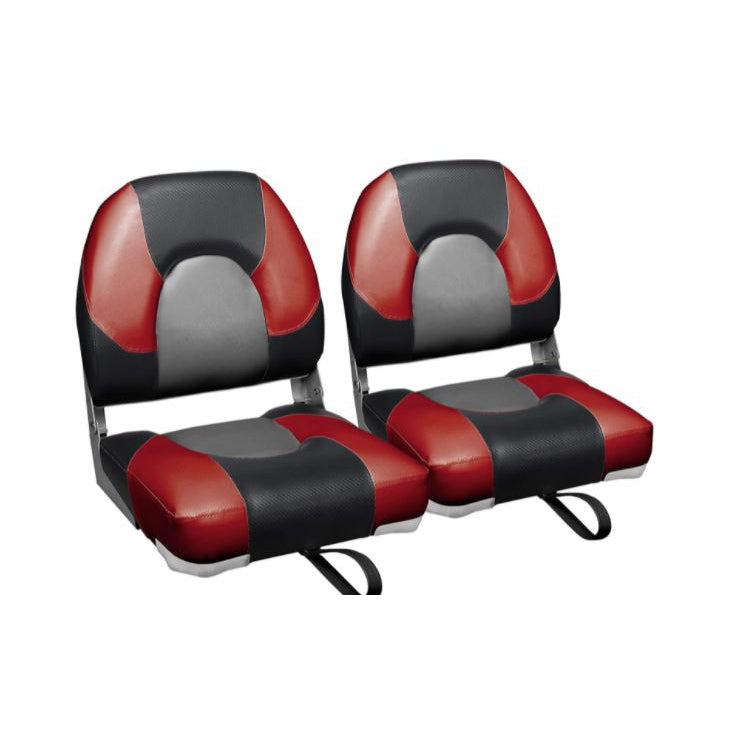 Honda Pioneer 520 REAR WELDED FLIP SEAT-Raw Metal-Includes High Quality Bucket Seats; 13 GA Exp. Sheet Metal; Cargo Area-INSTANTLY TRANSFORM YOUR 520 - 4 SEATER SIDE X SIDE- (cushion pattern color may vary)