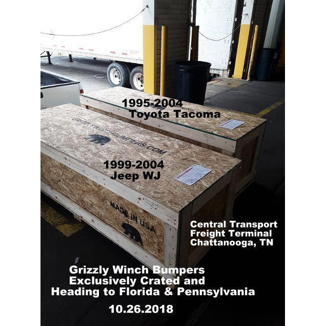 1999-2004 Jeep Grand Cherokee WJ Custom USA Front Winch 3/16" Plate Bumper w/Skid Plate-(Non-Winch Model Available)  PRECISION WELDED MODEL -High Quality! USA! OPTIONS AVAILABLE! Raw Metal Only
