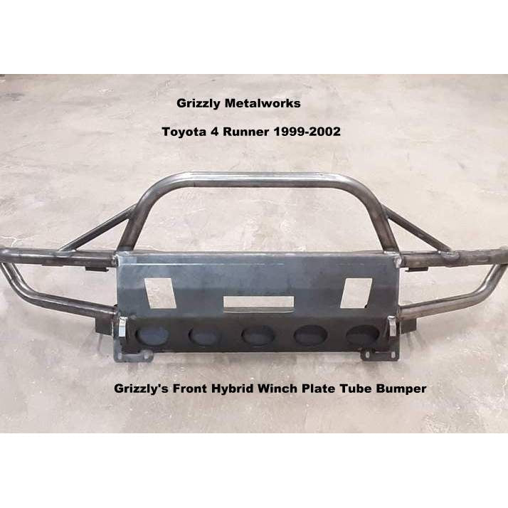 2003-2009 4th Generation Toyota 4 Runner High Clearance Front Winch 3/16" Plate Bumper- (Non-Winch Model Available) PRECISION WELDED MODEL - Extra Heavy Duty! Grizzly High Quality! USA! OPTIONS AVAILABLE!