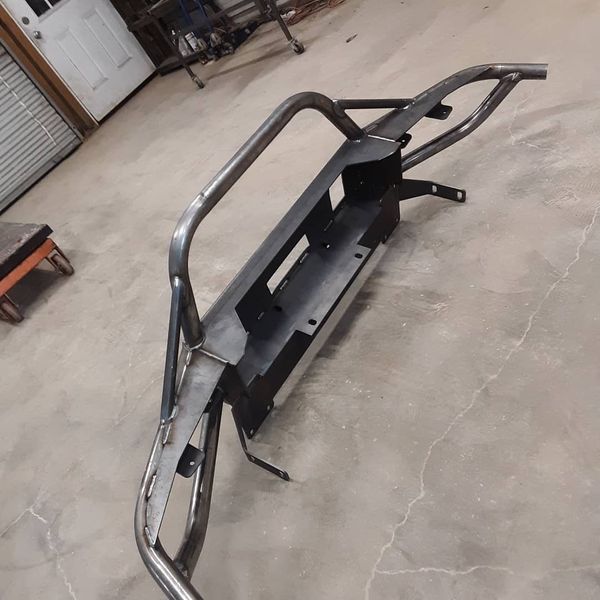 1999-2002 Toyota 4Runner Front Hybrid Winch 3/16" Plate & Tubing Bumper- PRECISI0N WELDED MODEL - USA!