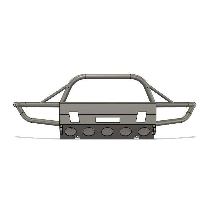 1995-2004 Toyota Tacoma Custom USA Front Winch 3/16" Plate Hybrid & Tubing Bumper Includes Subframe!  (Non-Winch Model Available) PRECISION WELDED MODEL -High Quality! USA! OPTIONS AVAILABLE! Raw Metal Only